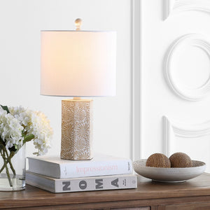 Safavieh ELISEO Table Lamp in Beige - Elegant Lighting Solution for Cozy Ambiance in Any Room Decor Style TBL4167A