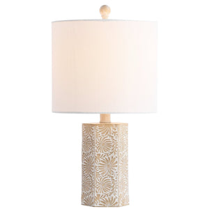 Safavieh ELISEO Table Lamp in Beige - Elegant Lighting Solution for Cozy Ambiance in Any Room Decor Style TBL4167A