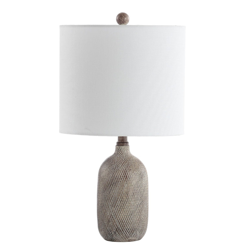 Safavieh ALVARO Table Lamp in Dark Grey - Stylish, Versatile Lighting for Modern & Classic Interiors, 18.5" H TBL4170A