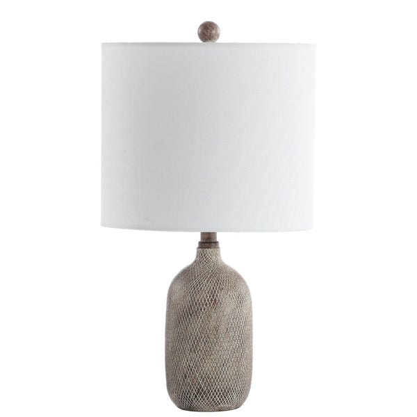 Safavieh ALVARO Table Lamp in Dark Grey - Stylish, Versatile Lighting for Modern & Classic Interiors, 18.5" H TBL4170A
