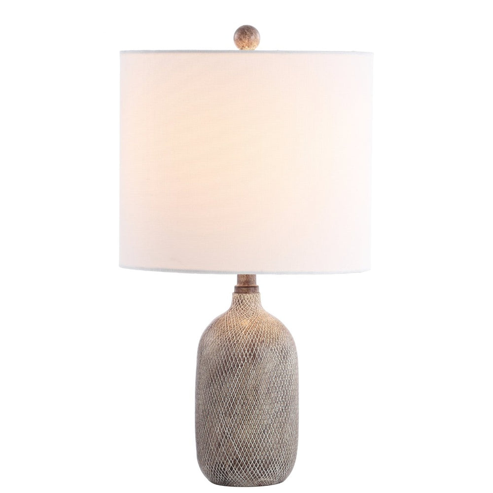 Safavieh ALVARO Table Lamp in Dark Grey - Stylish, Versatile Lighting for Modern & Classic Interiors, 18.5" H TBL4170A