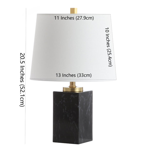 Safavieh JUDSON Table Lamp – Elegant Faux Blue Marble Design for Modern Spaces, Ideal Ambient Lighting & Decor TBL4172A