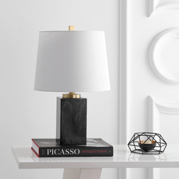 Safavieh JUDSON Table Lamp – Elegant Faux Blue Marble Design for Modern Spaces, Ideal Ambient Lighting & Decor TBL4172A