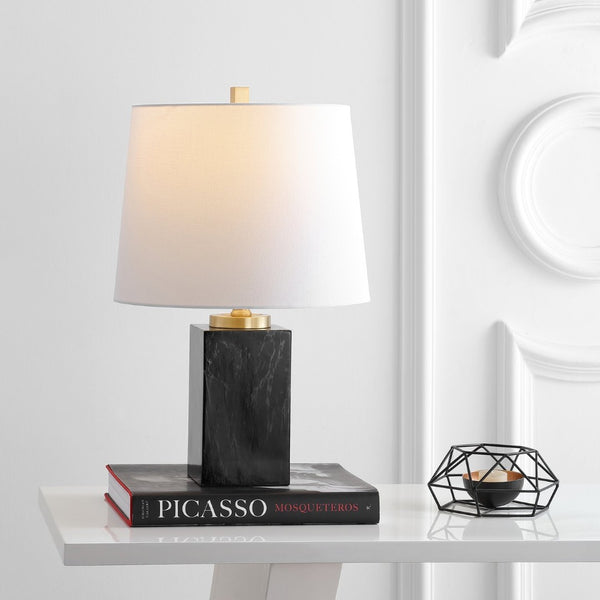 Safavieh JUDSON Table Lamp – Elegant Faux Blue Marble Design for Modern Spaces, Ideal Ambient Lighting & Decor TBL4172A