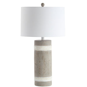Safavieh BRIXTON Table Lamp - Stylish Brown & White Accent Lighting for Modern Homes & Versatile Decor TBL4181A-SET2