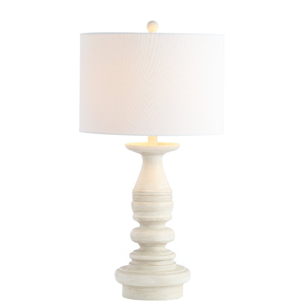 Safavieh JARETH Table Lamp - Elegant Matte White Design for Contemporary Interiors, Perfect Ambient Lighting TBL4183A-SET2