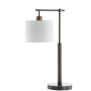 Safavieh HARLAN, Elegant 22.75-Inch Bronze Iron Table Lamp for Cozy Ambiance in Any Room or Office Decor TBL4184A