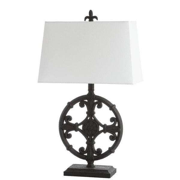 Safavieh WAYLON, Elegant 28-Inch Black Polyresin Table Lamp Set of 2 - Stylish Lighting for Every Room TBL4194A-SET2