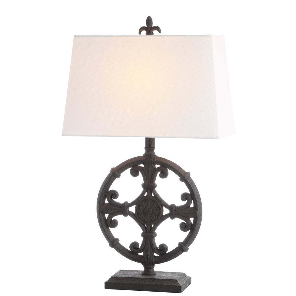 Safavieh WAYLON, Elegant 28-Inch Black Polyresin Table Lamp Set of 2 - Stylish Lighting for Every Room TBL4194A-SET2