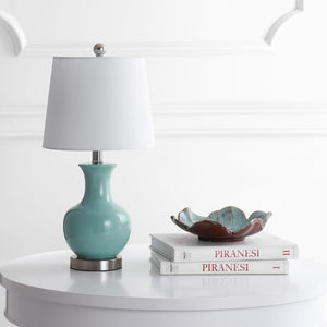 Safavieh SOREN Table Lamp - Elegant Deep Blue Design for Ambient Lighting in Living Rooms, Bedrooms & Offices TBL4197A