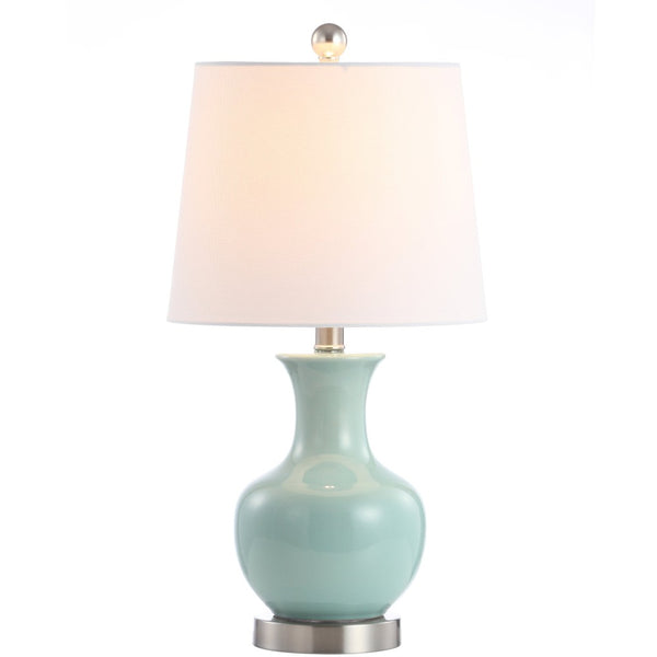 Safavieh SOREN Table Lamp - Elegant Deep Blue Design for Ambient Lighting in Living Rooms, Bedrooms & Offices TBL4197A