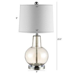 Safavieh ATLAS Table Lamp - Elegant Luster Glass Design for Ambient Lighting in Modern & Classic Spaces TBL4201E