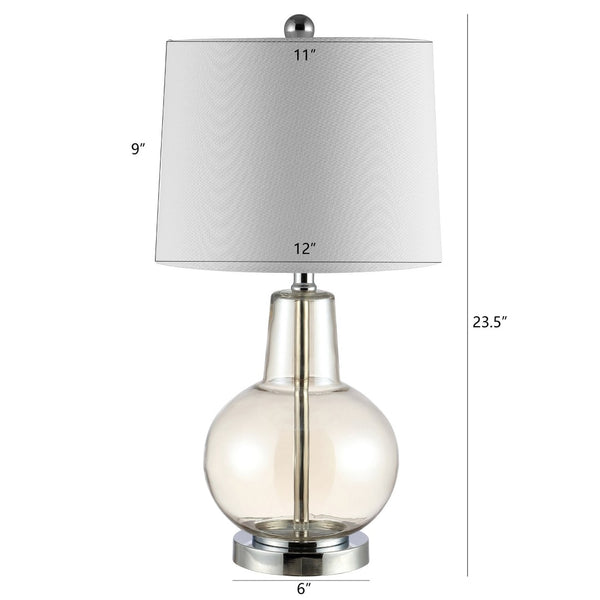 Safavieh ATLAS Table Lamp - Elegant Luster Glass Design for Ambient Lighting in Modern & Classic Spaces TBL4201E