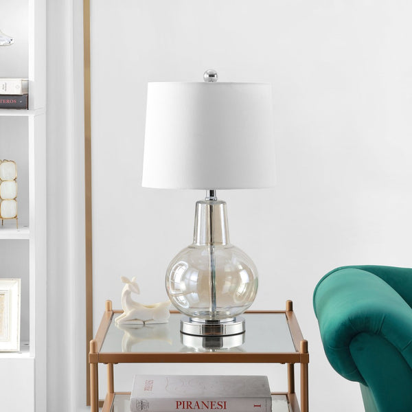 Safavieh ATLAS Table Lamp - Elegant Luster Glass Design for Ambient Lighting in Modern & Classic Spaces TBL4201E