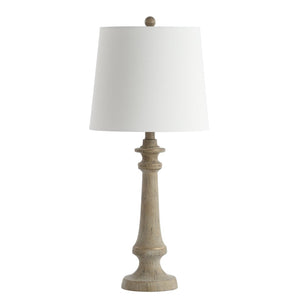 Safavieh RHETT Table Lamp - Timeless Wood Finish Lighting for Cozy Spaces, Perfect for Modern & Traditional Decor TBL4215A
