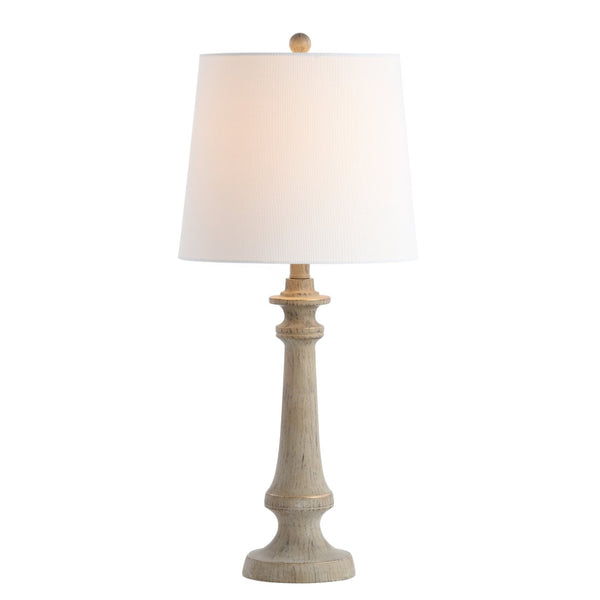 Safavieh RHETT Table Lamp - Timeless Wood Finish Lighting for Cozy Spaces, Perfect for Modern & Traditional Decor TBL4215A