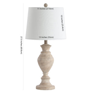 Safavieh KYLER, 27.5 INCH POLYRESIN TABLE LAMP - Light Brown Design for Classic Elegance in Any Room Decor TBL4216A