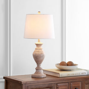 Safavieh KYLER, 27.5 INCH POLYRESIN TABLE LAMP - Light Brown Design for Classic Elegance in Any Room Decor TBL4216A