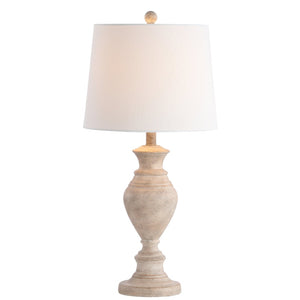 Safavieh KYLER, 27.5 INCH POLYRESIN TABLE LAMP - Light Brown Design for Classic Elegance in Any Room Decor TBL4216A
