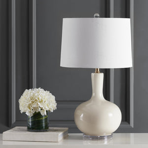 Safavieh NILLA Table Lamp - Elegant Lighting Accent for Living Spaces, Timeless Design & Soft Ambiance Cream TBL4224A-SET2