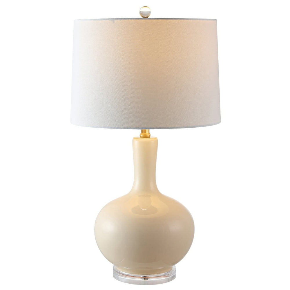 Safavieh NILLA Table Lamp - Elegant Lighting Accent for Living Spaces, Timeless Design & Soft Ambiance Cream TBL4224A-SET2