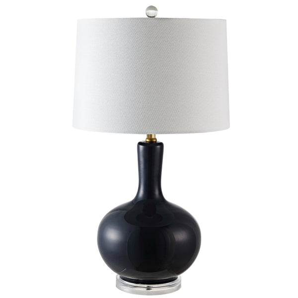 Safavieh NILLA Table Lamp - Elegant Lighting Accent for Living Spaces, Timeless Design & Soft Ambiance Navy TBL4224B-SET2