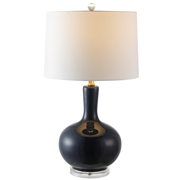 Safavieh NILLA Table Lamp - Elegant Lighting Accent for Living Spaces, Timeless Design & Soft Ambiance Navy TBL4224B-SET2