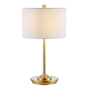Safavieh TAREN, 21.5-Inch Gold Iron Table Lamp - Modern Elegance for Ambient Lighting in Any Room Decor TBL4228A-SET2