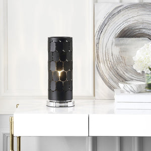 Safavieh NAVO, 13.25-Inch Black Iron Table Lamp - Sleek Modern Design for Stylish Home & Office Lighting TBL4234A