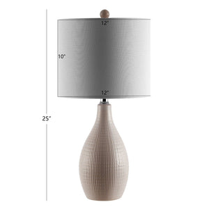 Safavieh GREMLA Table Lamp – Elegant Creme Finish, Versatile Lighting for Living Rooms, Bedrooms & Offices TBL4235A