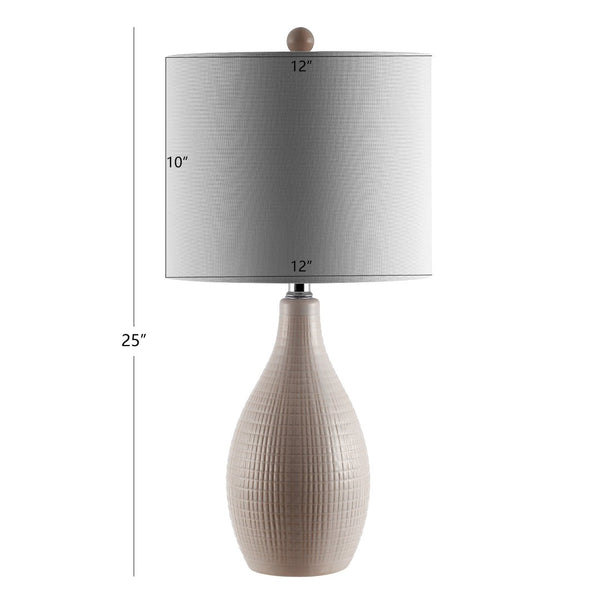 Safavieh GREMLA Table Lamp – Elegant Creme Finish, Versatile Lighting for Living Rooms, Bedrooms & Offices TBL4235A