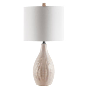 Safavieh GREMLA Table Lamp – Elegant Creme Finish, Versatile Lighting for Living Rooms, Bedrooms & Offices TBL4235A