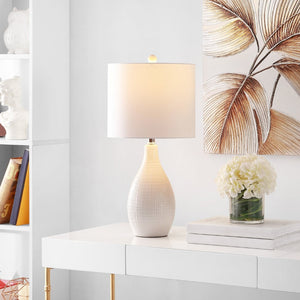 Safavieh GREMLA Table Lamp – Elegant Creme Finish, Versatile Lighting for Living Rooms, Bedrooms & Offices TBL4235A