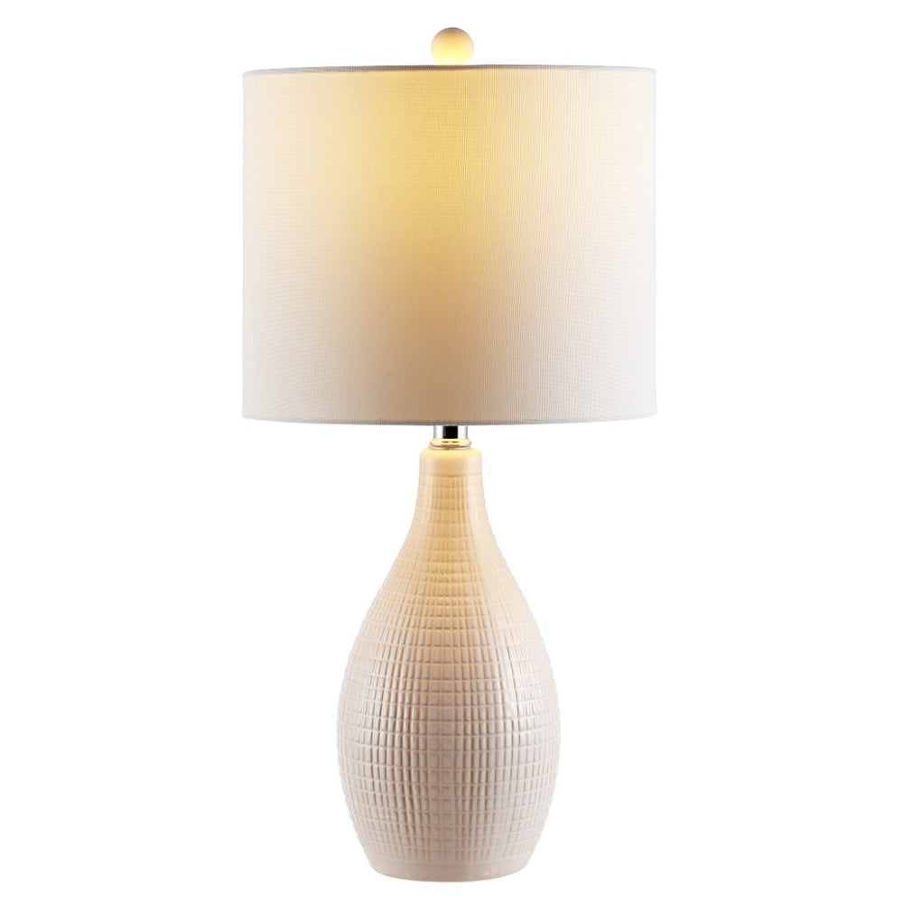 Safavieh GREMLA Table Lamp – Elegant Creme Finish, Versatile Lighting for Living Rooms, Bedrooms & Offices TBL4235A