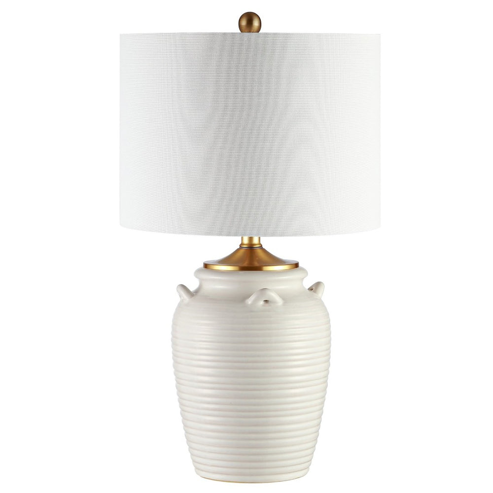 Safavieh LENER Table Lamp - Elegant Ivory Design for Living Rooms, Bedrooms & Offices - Perfect Lighting! TBL4243A