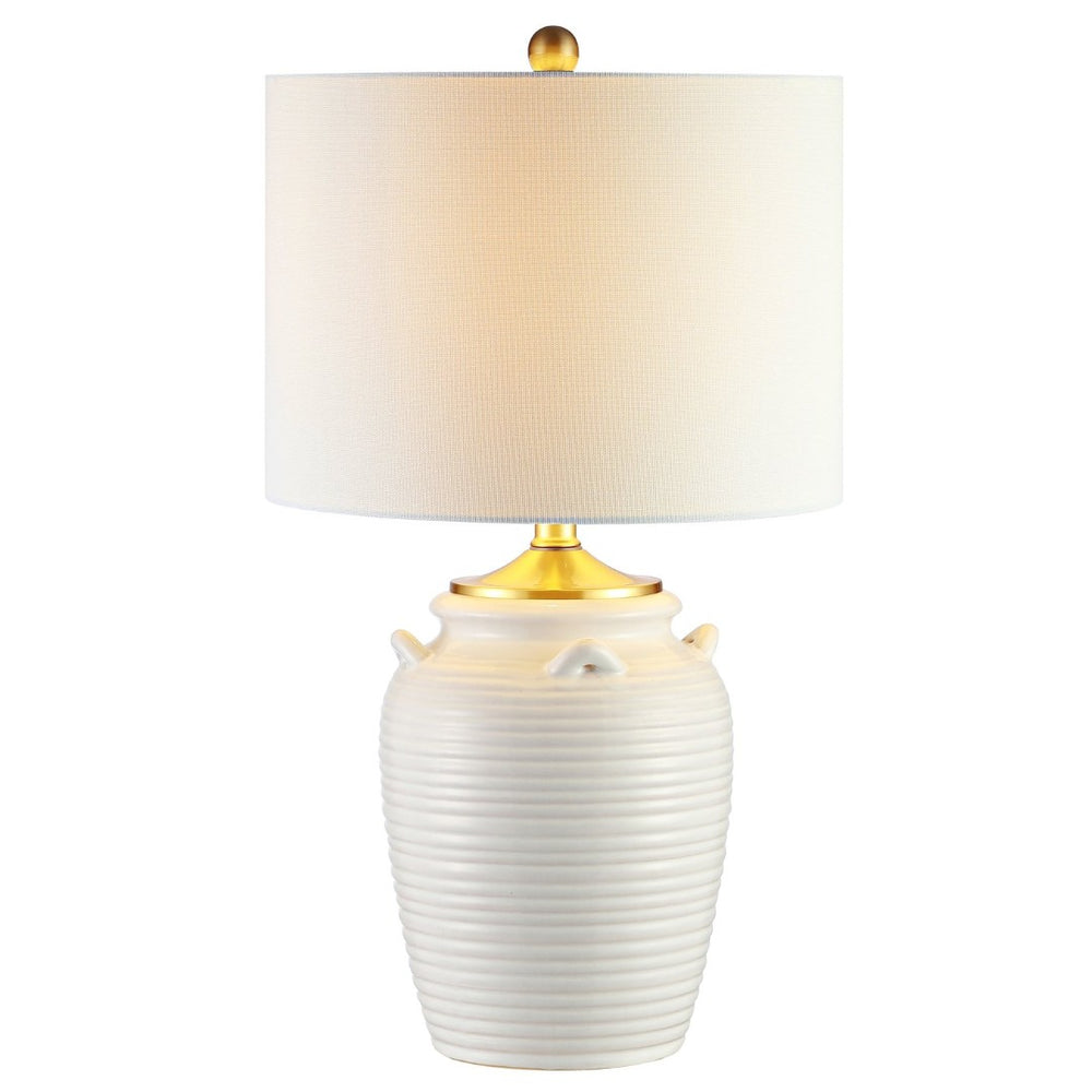 Safavieh LENER Table Lamp - Elegant Ivory Design for Living Rooms, Bedrooms & Offices - Perfect Lighting! TBL4243A