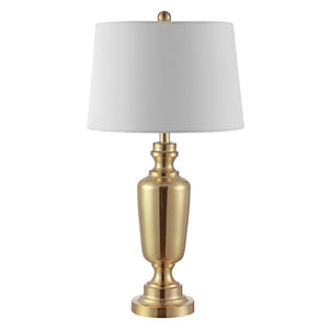 Safavieh EZRA, 29 Inch Iron Table Lamp – Timeless Modern Minimalism for Elegant Home Lighting Solutions Brass TBL4252B
