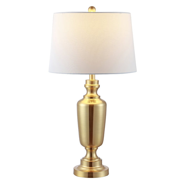 Safavieh EZRA, 29 Inch Iron Table Lamp – Timeless Modern Minimalism for Elegant Home Lighting Solutions Brass TBL4252B