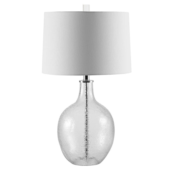 Safavieh NADINE, Elegant 27-Inch Glass Table Lamp for Stylish Home Décor, Perfect for Any Room Ambiance Clear TBL4259A