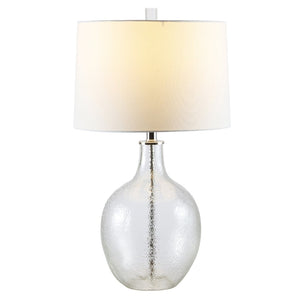 Safavieh NADINE, Elegant 27-Inch Glass Table Lamp for Stylish Home Décor, Perfect for Any Room Ambiance Clear TBL4259A