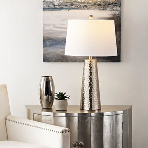 Safavieh BATUL, 26.5 Inch Nickel Iron Table Lamp – Timeless Design for Elegant Home Lighting & Décor TBL4261A