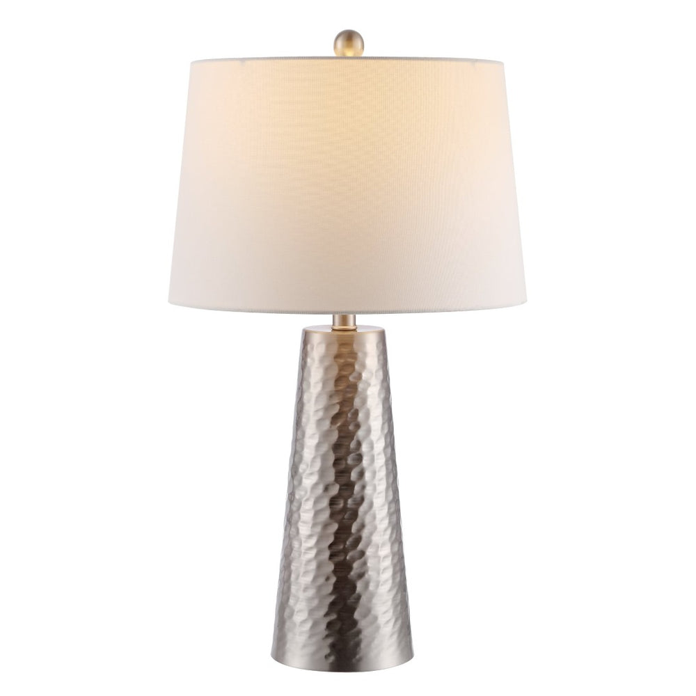Safavieh BATUL, 26.5 Inch Nickel Iron Table Lamp – Timeless Design for Elegant Home Lighting & Décor TBL4261A
