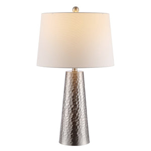 Safavieh BATUL, 26.5 Inch Nickel Iron Table Lamp – Timeless Design for Elegant Home Lighting & Décor TBL4261A