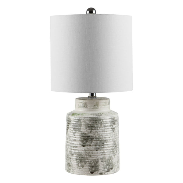 Safavieh BRANKO, 20-Inch Blue-Grey Ceramic Table Lamp - Elegant Ambient Lighting for Home & Office Decor TBL4269A