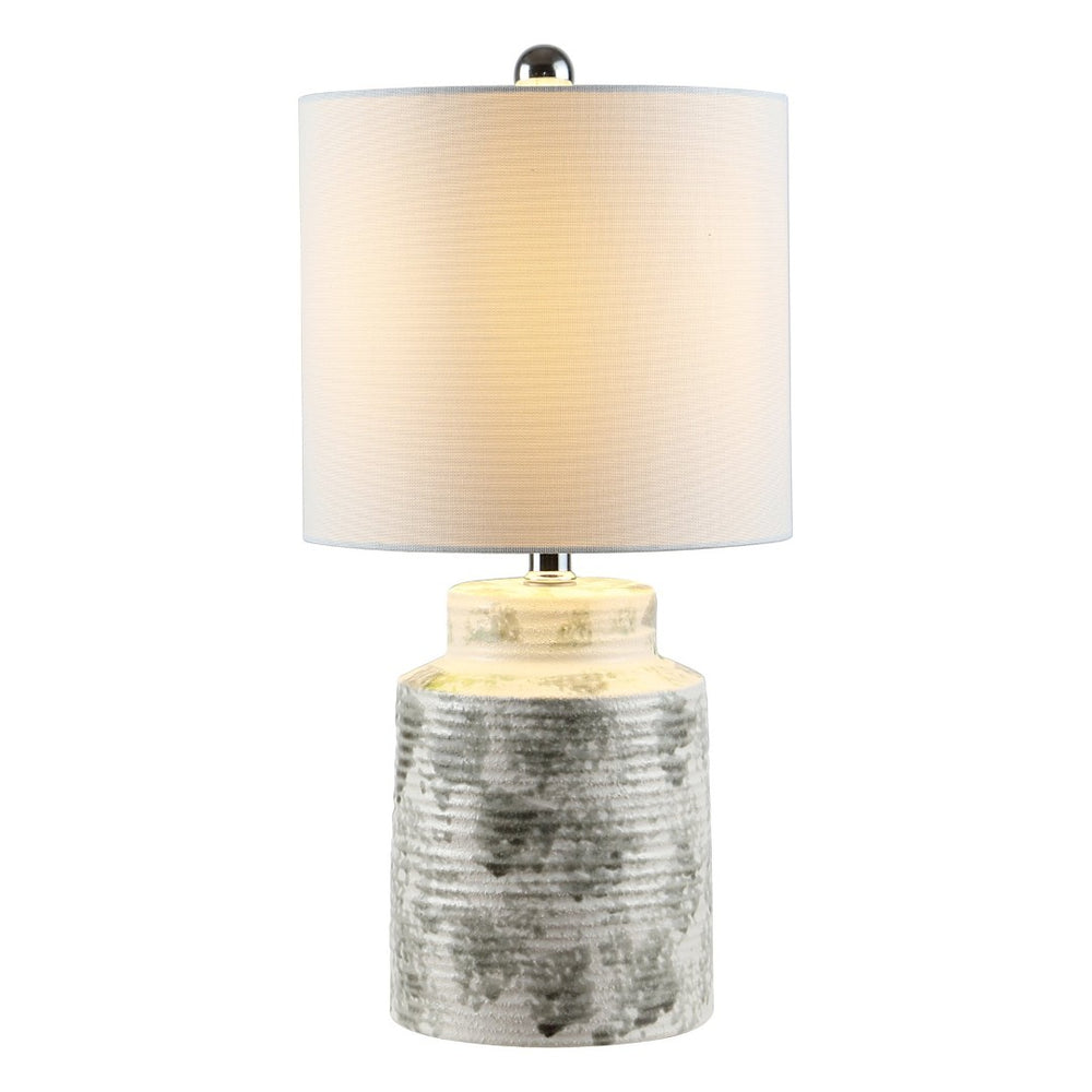 Safavieh BRANKO, 20-Inch Blue-Grey Ceramic Table Lamp - Elegant Ambient Lighting for Home & Office Decor TBL4269A