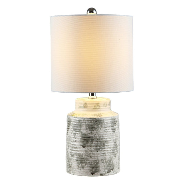 Safavieh BRANKO, 20-Inch Blue-Grey Ceramic Table Lamp - Elegant Ambient Lighting for Home & Office Decor TBL4269A