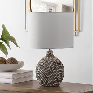 Safavieh BREEDA, Elegant 20.5 Inch Ivory Ceramic Table Lamp for Modern Home Decor & Stylish Ambient Lighting TBL4270A