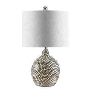 Safavieh BREEDA, Elegant 20.5 Inch Ivory Ceramic Table Lamp for Modern Home Decor & Stylish Ambient Lighting TBL4270A