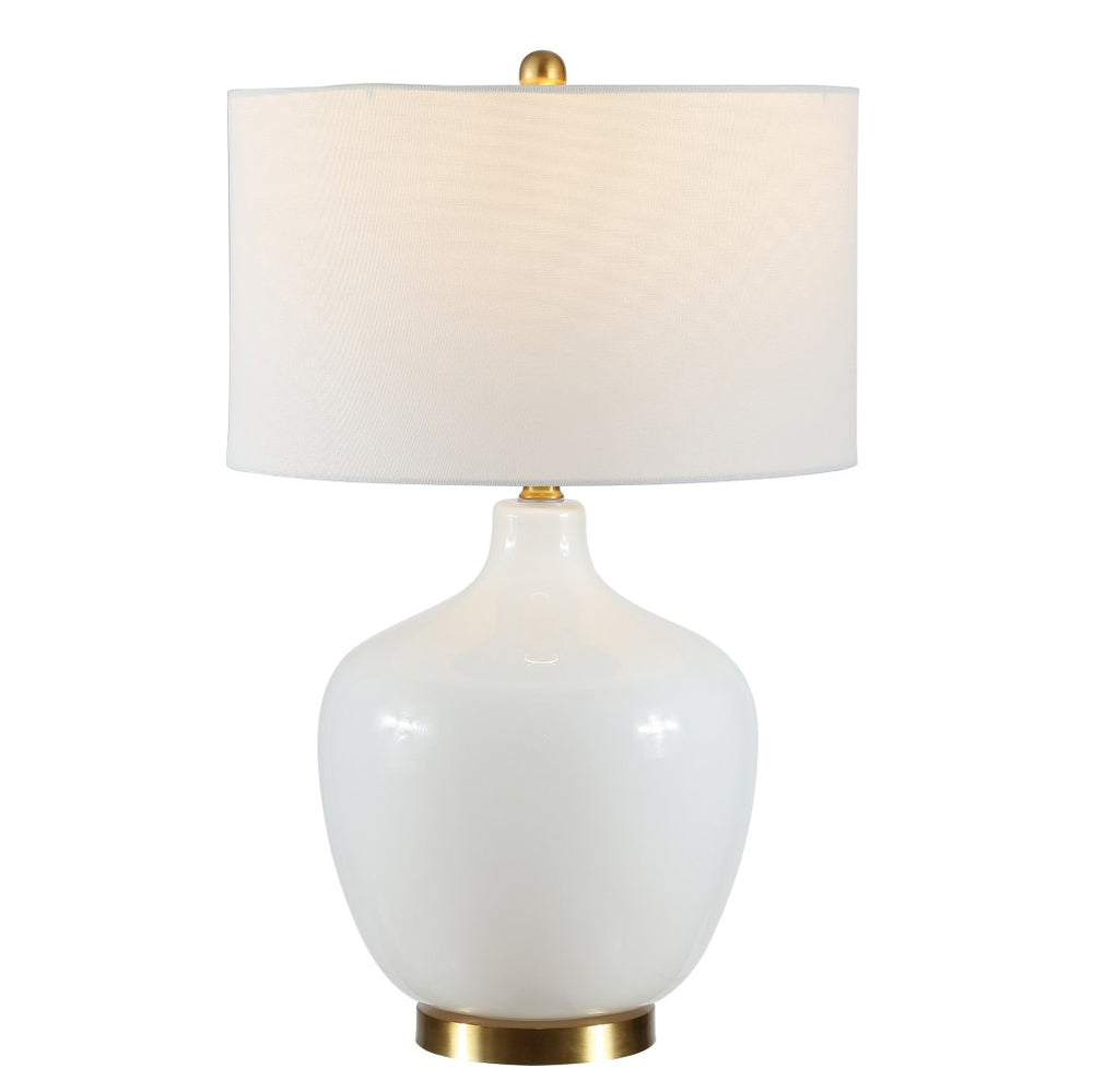 Safavieh EUGENIE, 27-Inch Antique White Glass Table Lamp – Elegant Illumination for Any Room Décor Style TBL4289A