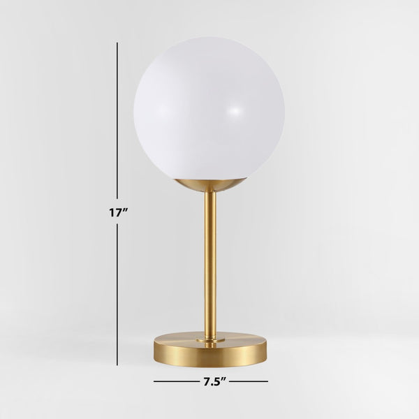 Safavieh GEMINI, 17 Inch Iron Table Lamp - Modern Accent Light for Stylish Living Rooms and Desks Gold TBL4291B